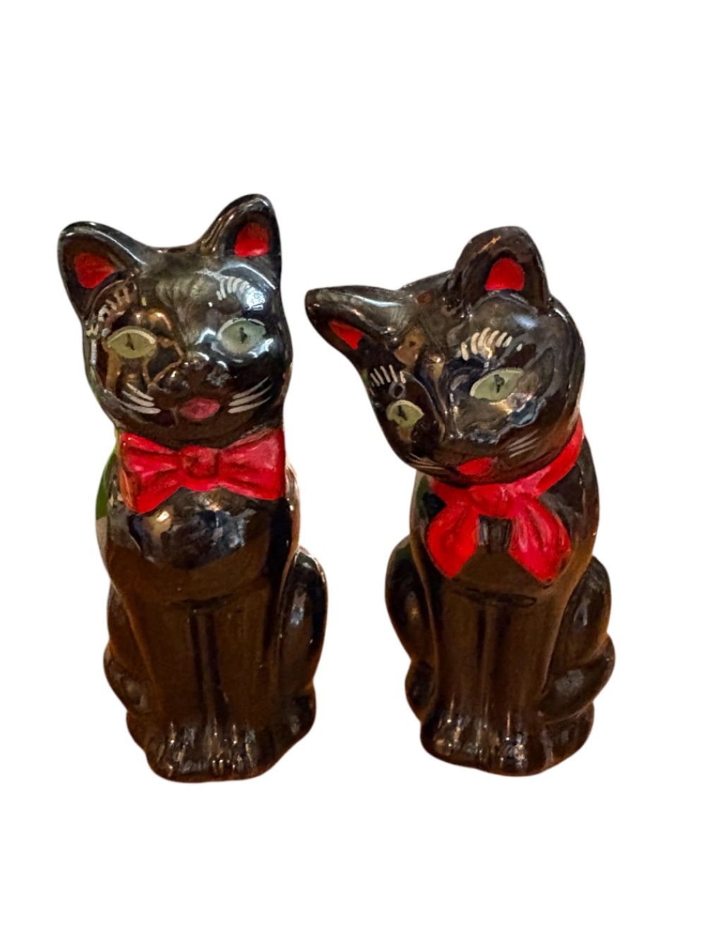 VINTAGE➕SHAFFORD Black Cat Salt & Pepper Shakers